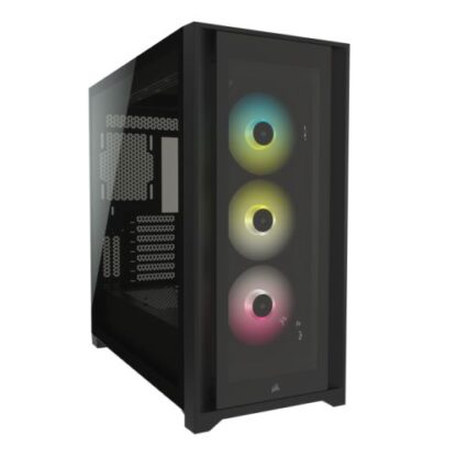 Corsair iCUE 5000X RGB Gaming Case w/ 4x Tempered Glass Panels