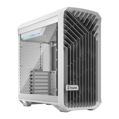 Fractal Design Torrent Compact (White TG) Gaming Case w/ Clear Glass Window