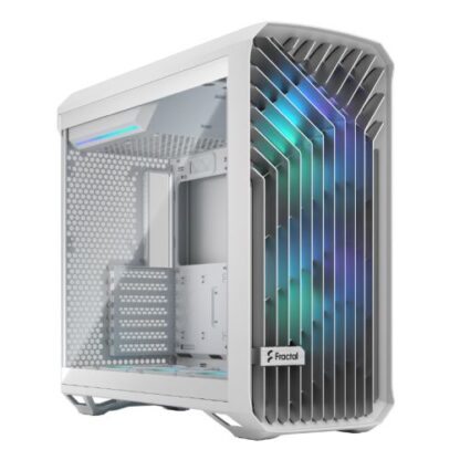 Fractal Design Torrent (White RGB TG) Gaming Case w/ Clear Glass Window